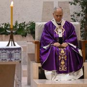 Il Papa durante la Messa presieduta nella parrocchia di Santa Maria della Presentazione