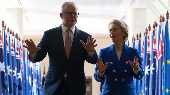 L'Ue ha firmato l'accordo commerciale di libero scambio anche con l'Australia