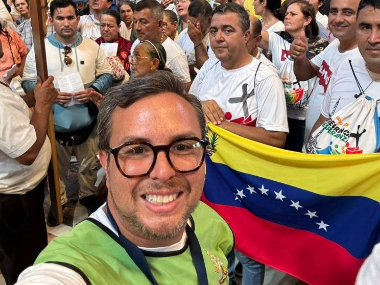 José Arnaldo Mujica, volontario venezuelano del Giubileo