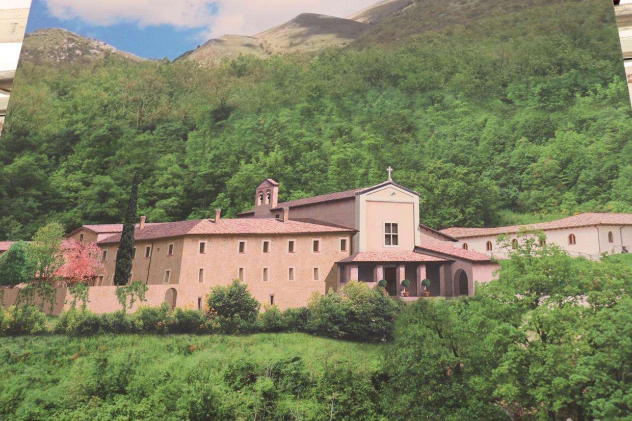 A Norcia Posata La Prima Pietra Del Nuovo Monastero Di San Benedetto