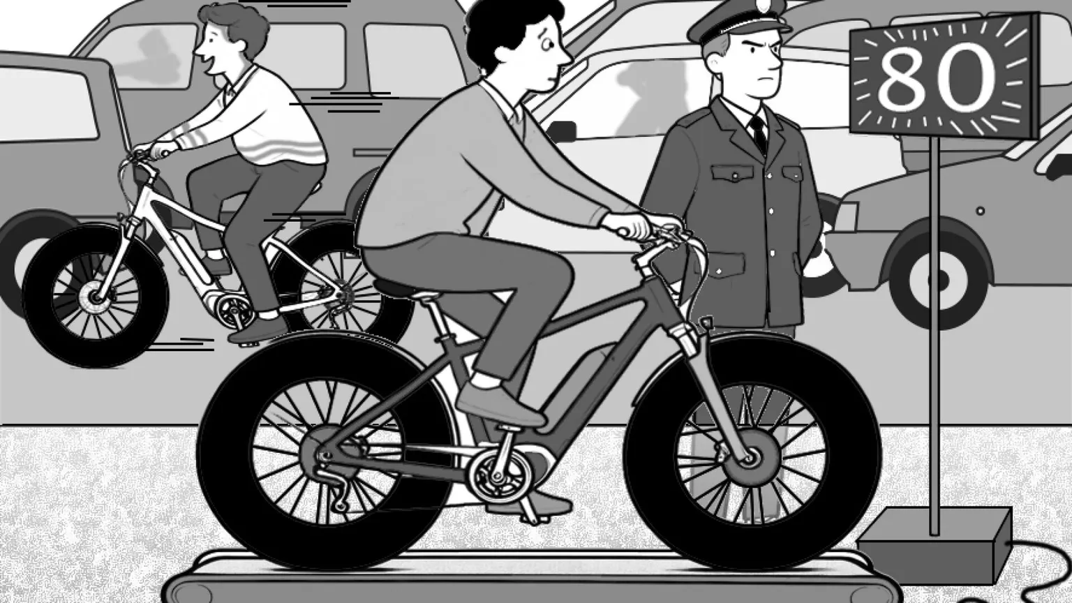 Quanto sfreccia l’e-bike truccata