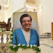 Il ritratto della serva di Dio Antonia Cosima Guadalupi, Antonietta (Brindisi, 22 novembre 1947 - Milano, 30 luglio 2001), esposto a Brindisi per l’apertura della causa di beatificazione