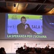 Monsignor Pavlo Honcharuk, vescovo di Kharkiv-Zaporizhzhia, al Meeting di Rimini