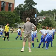 Piccoli calciatori in campo