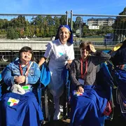La storia di Meri, volontaria a Lourdes con la Sla