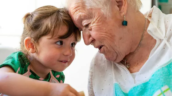 Nonna e nipotina