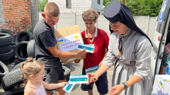 Gli aiuti del Papa nei villaggi dell'Ucraina devastati dagli attacchi russi