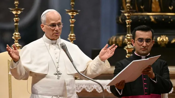 Papa Leone XIV all'Udienza generale di oggi, mercoledì 26 agosto 2026 / AFP