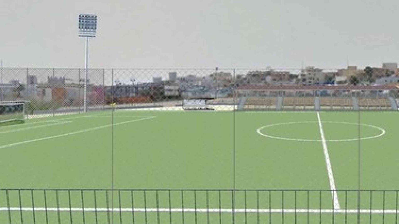 Un campo da calcio per Lampedusa