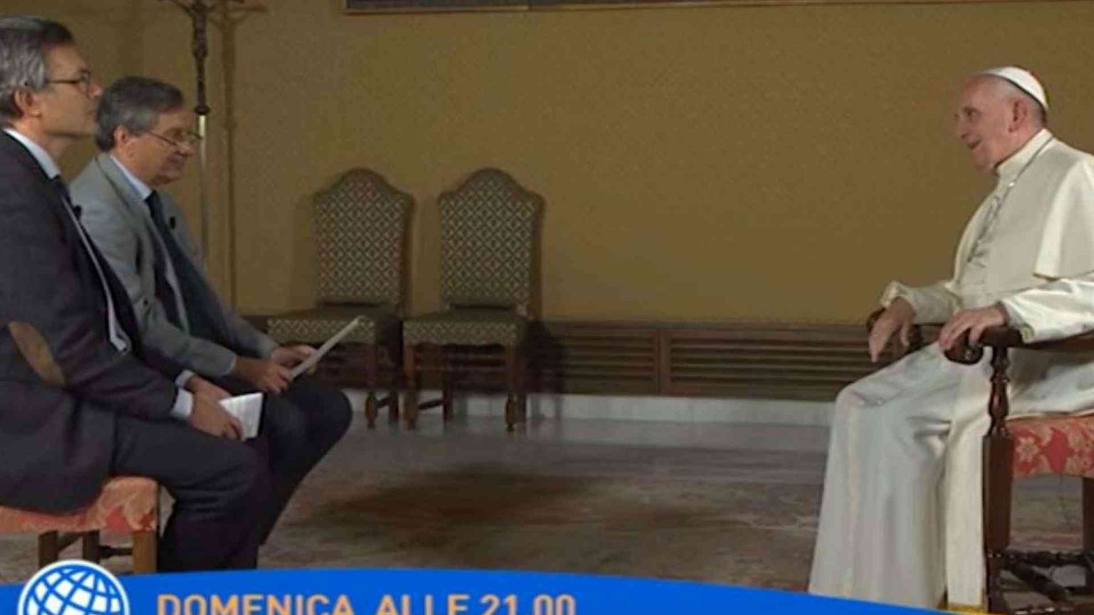 Intervista a Tv2000 e InBlu radio di Papa Francesco