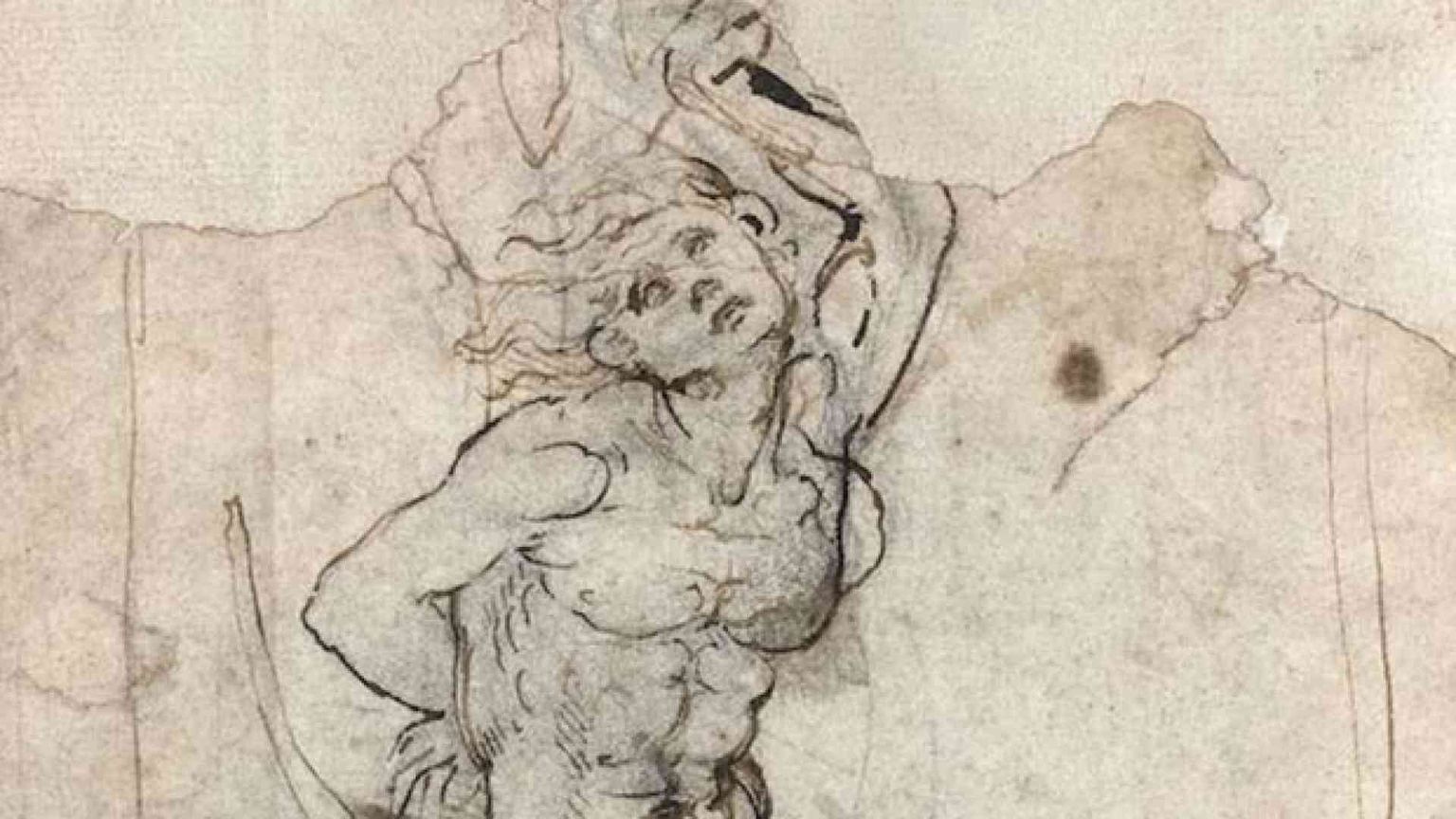 Scoperto un disegno di Leonardo: è un San Sebastiano