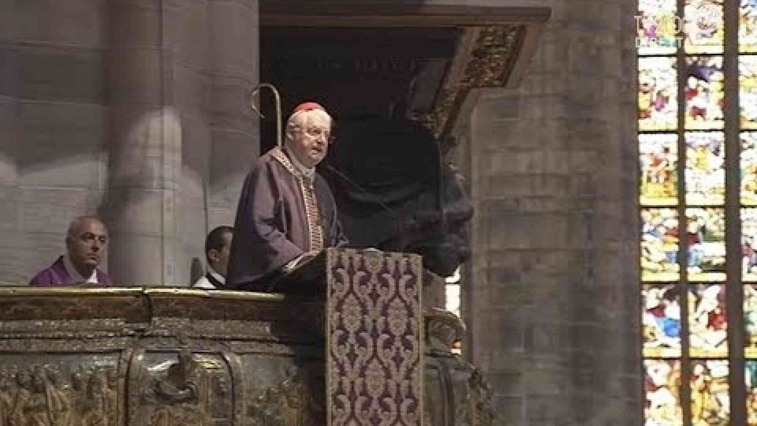 Scola: l'eredità di Tettamanzi sono i suoi gesti (Il video dell'omelia)