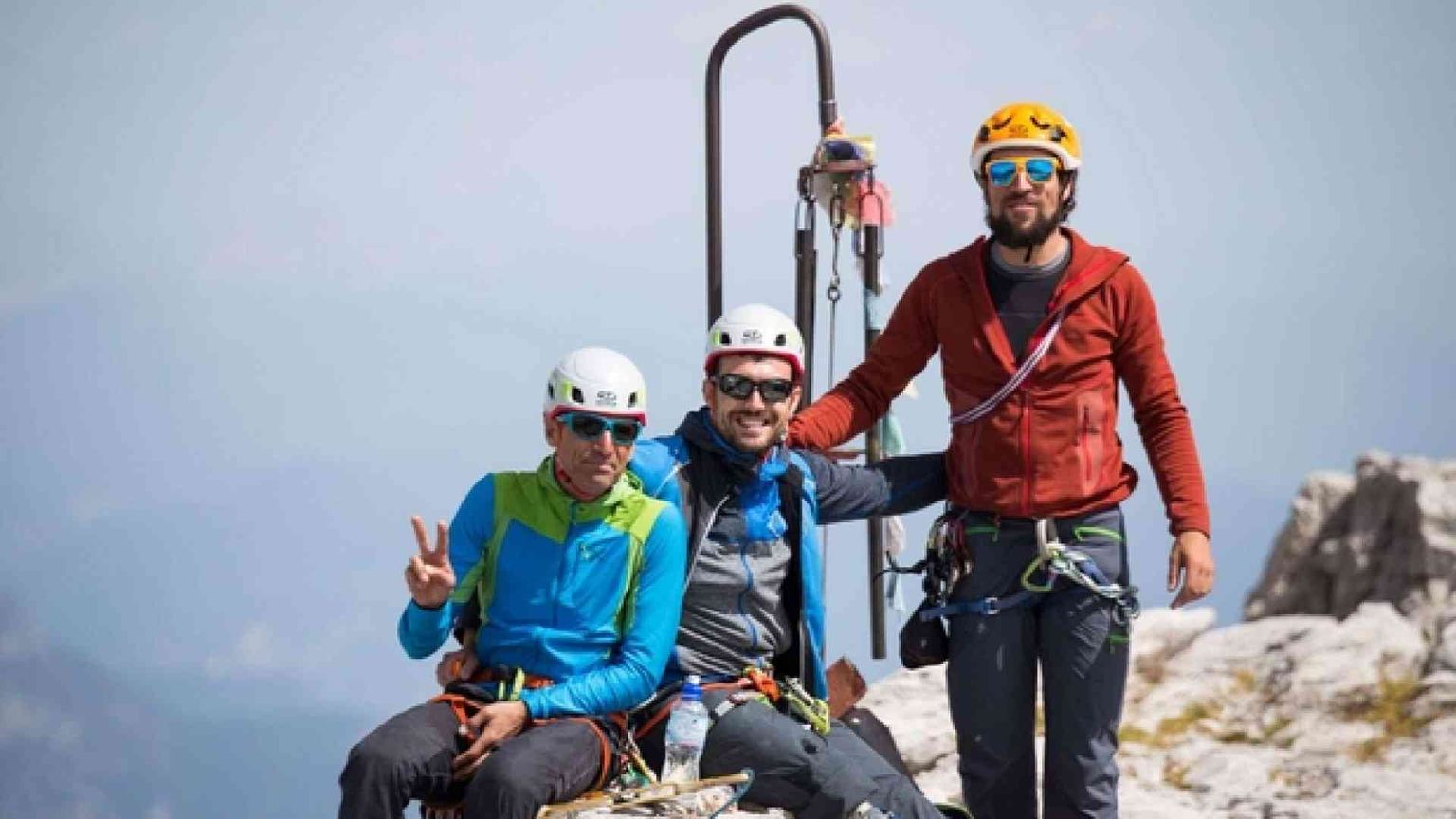 Alla conquista della vetta senza una gamba