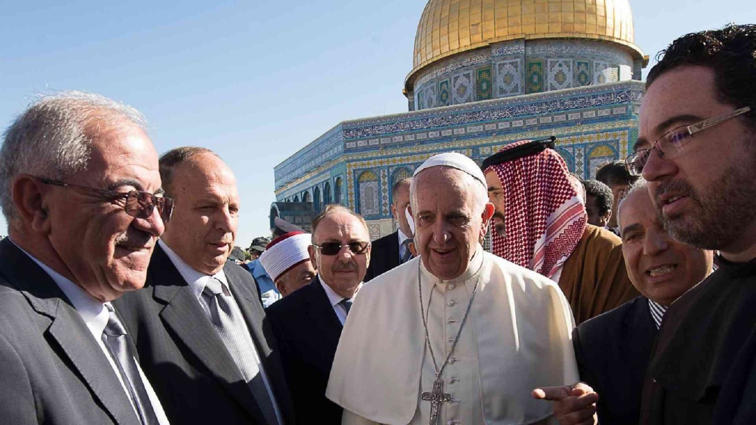 Il Papa: i cristiani parte integrante della Terra Santa