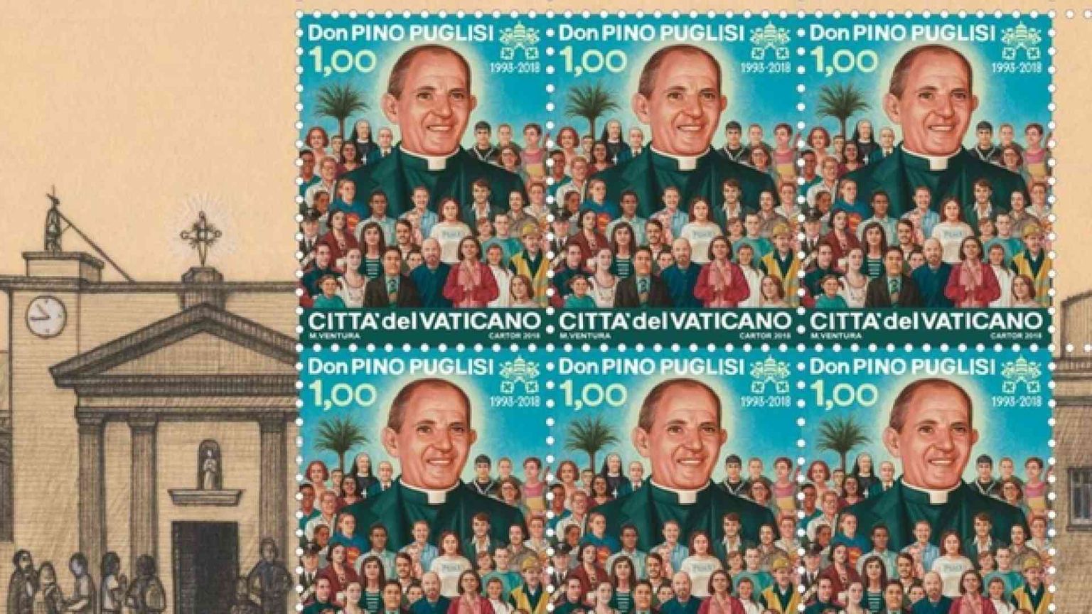 Don Pino Puglisi: un francobollo per i 25 anni della morte