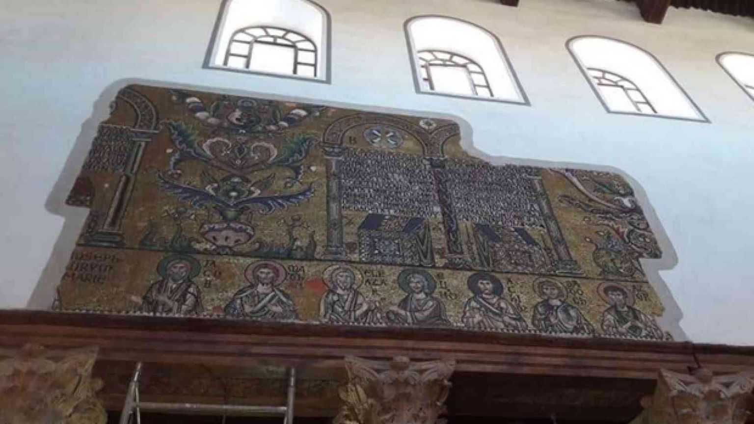 Betlemme, il cantiere della Basilica della Natività