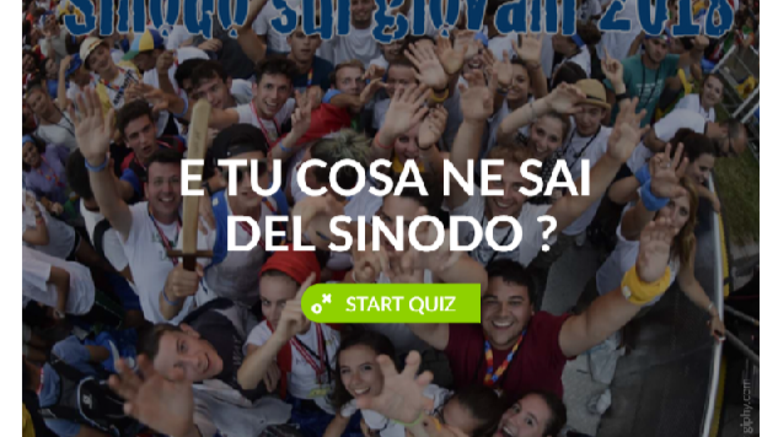 E tu cosa ne sai del Sinodo sui giovani?