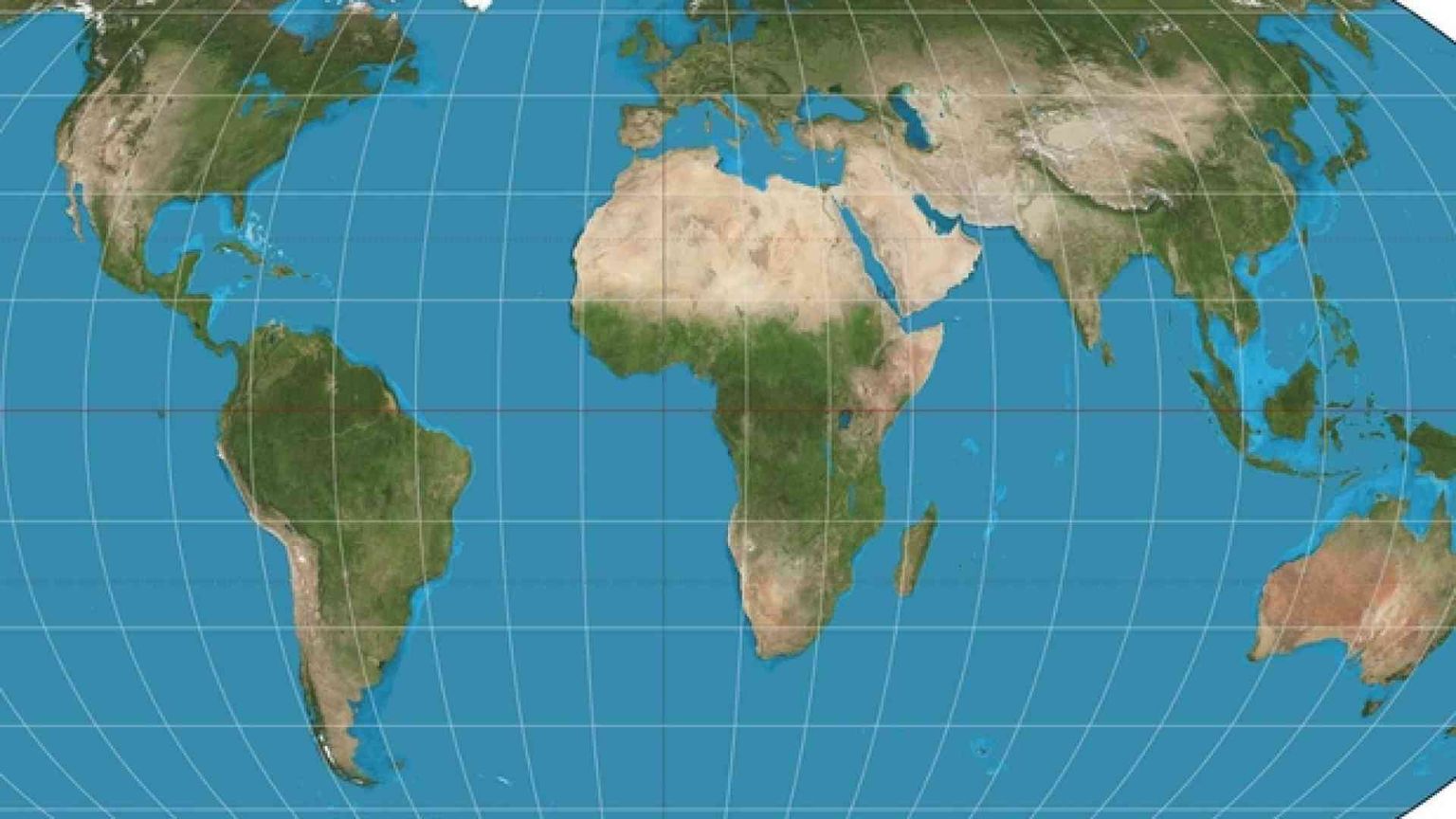 Ora sulle mappe la Terra è tale e quale