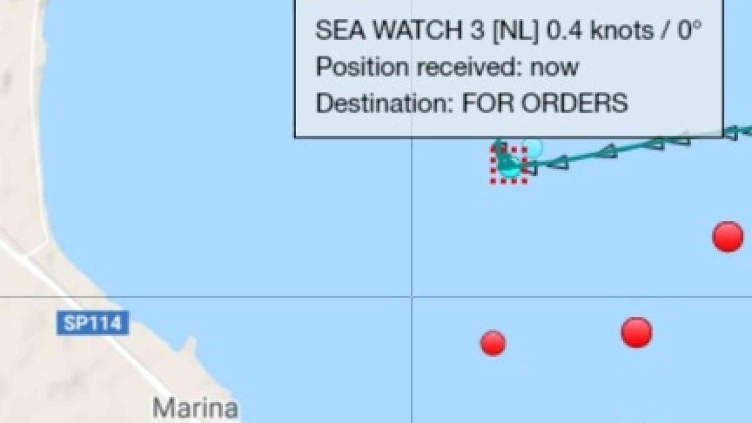 Sea Watch a pochi metri da Melilli (Siracusa). Nessun ordine di "porto chiuso"