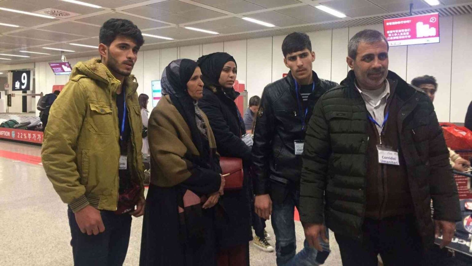In salvo a Roma la famiglia siriana di profughi con sette figli