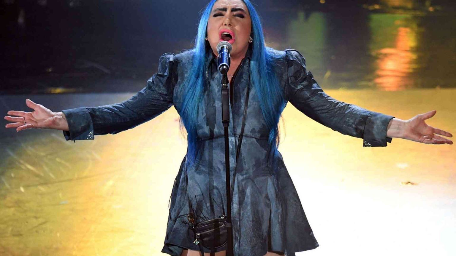 Loredana Bertè «rock» con il cuore a Mimì