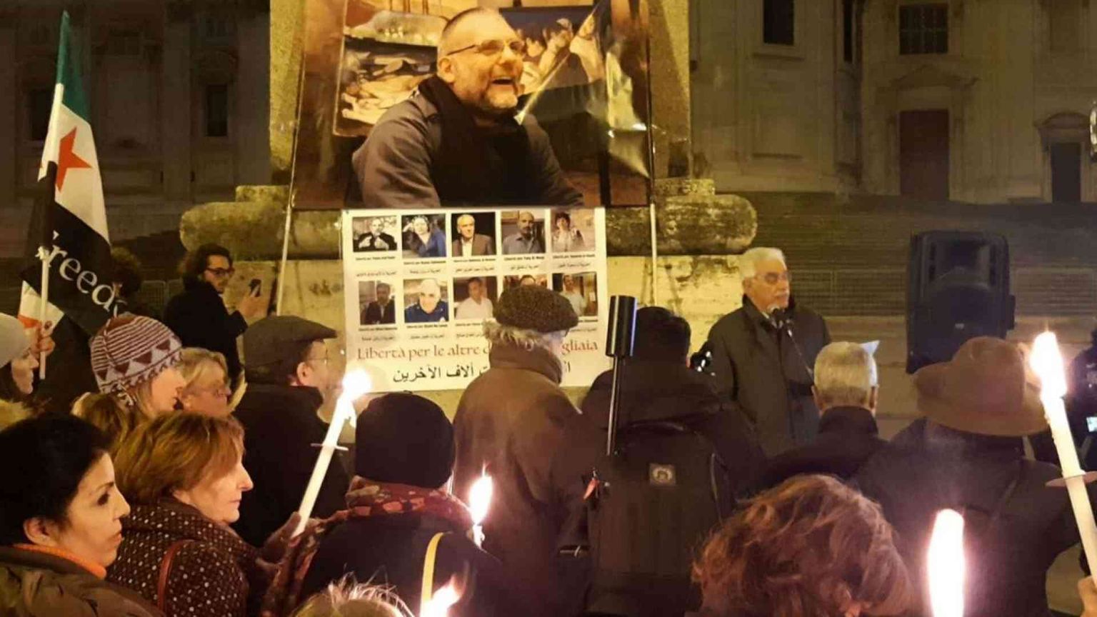Rapito da 2.000 giorni in Siria: fiaccolata di solidarietà per padre Dall'Oglio