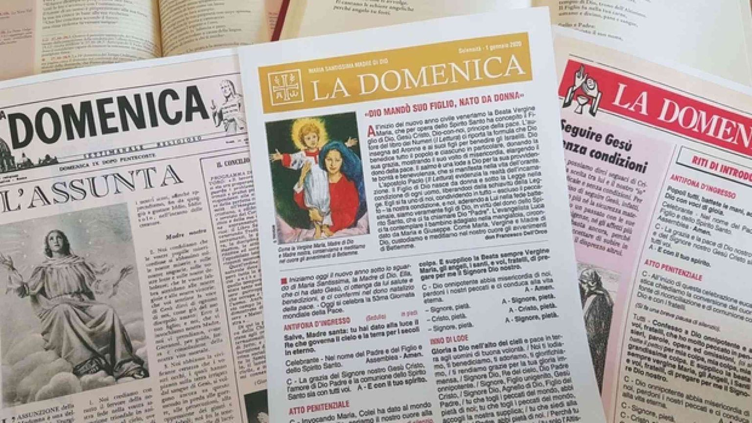 Compie 100 anni il «foglietto» della Messa