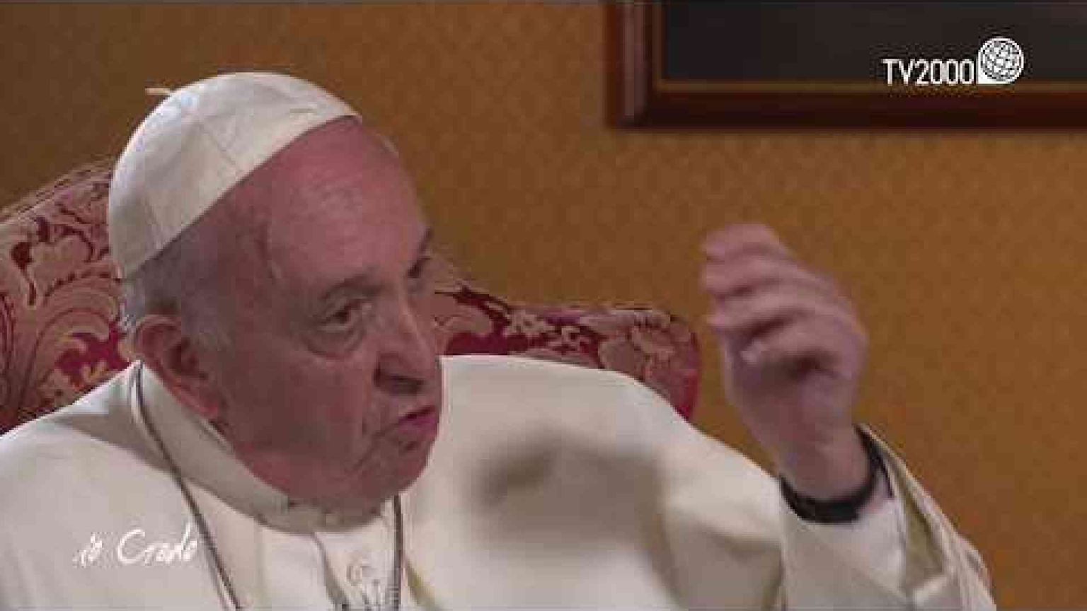 Papa Francesco su Tv2000 con la preghiera del Credo