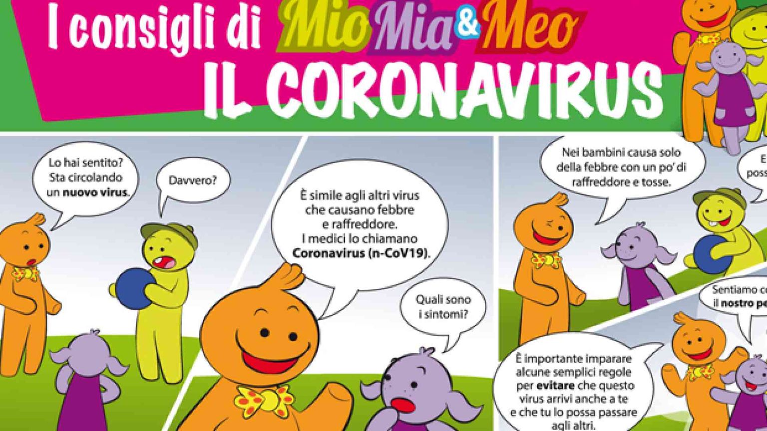 Come spiegare ai bambini il coronavirus (con i fumetti)
