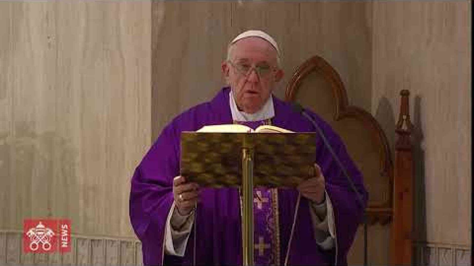 Il Papa offre la Messa di Santa Marta per i malati di coronavirus