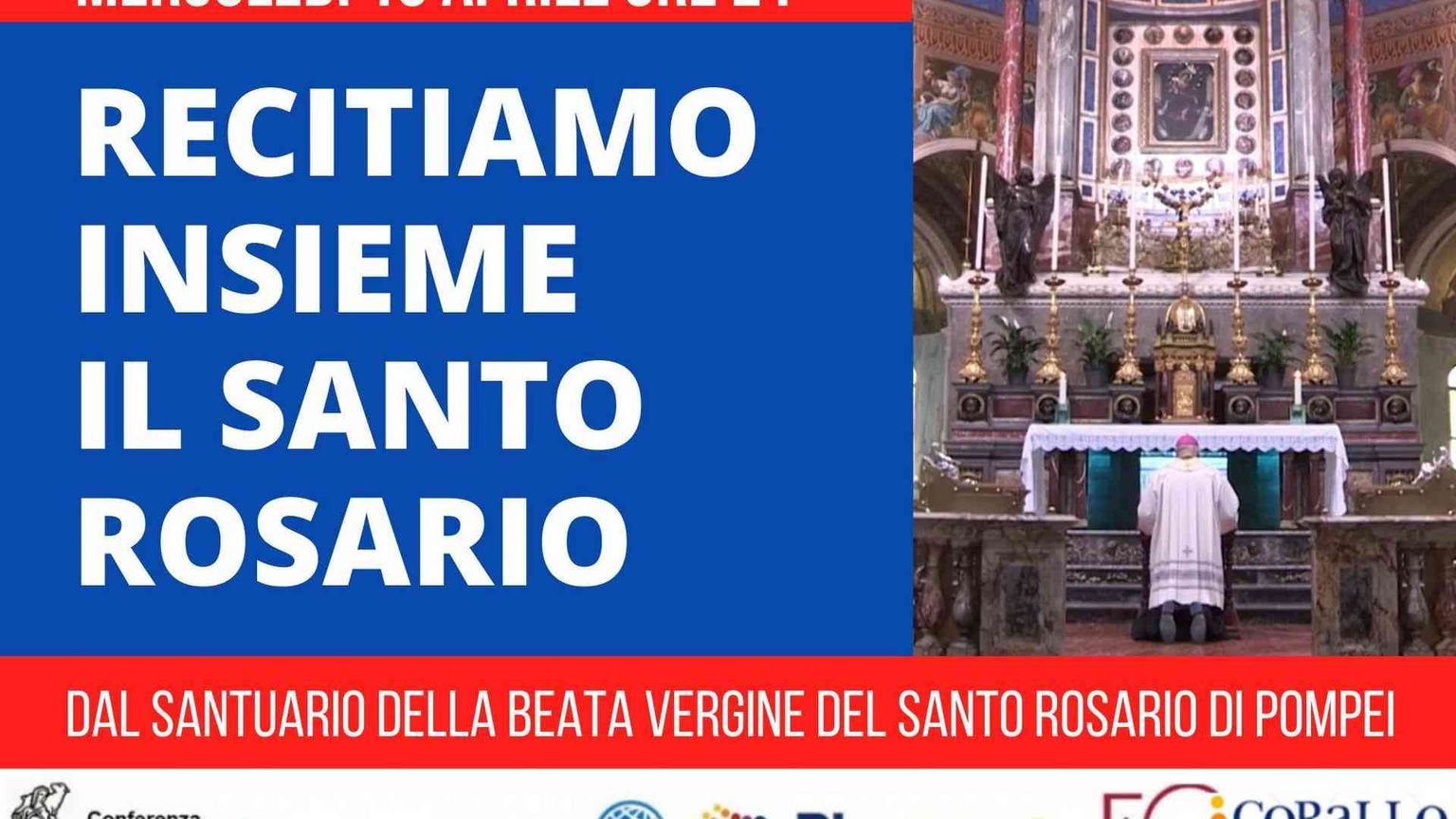 Oggi da Pompei il Rosario promosso dai media Cei / IL LIBRETTO PER PREGARE