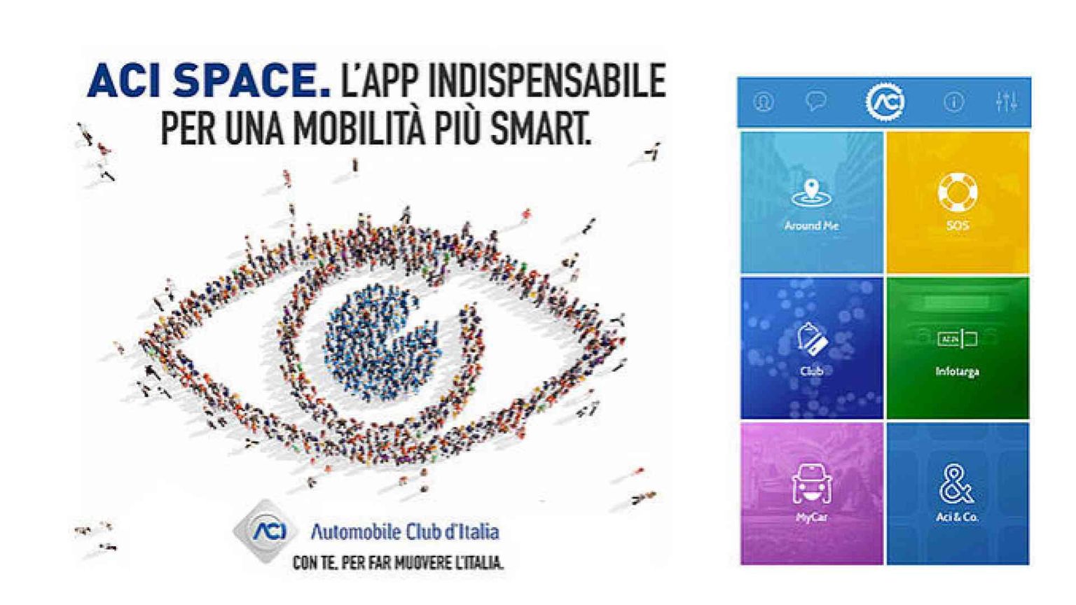 Aci Space, l'app gratuita che dice tutto a chi usa auto e moto