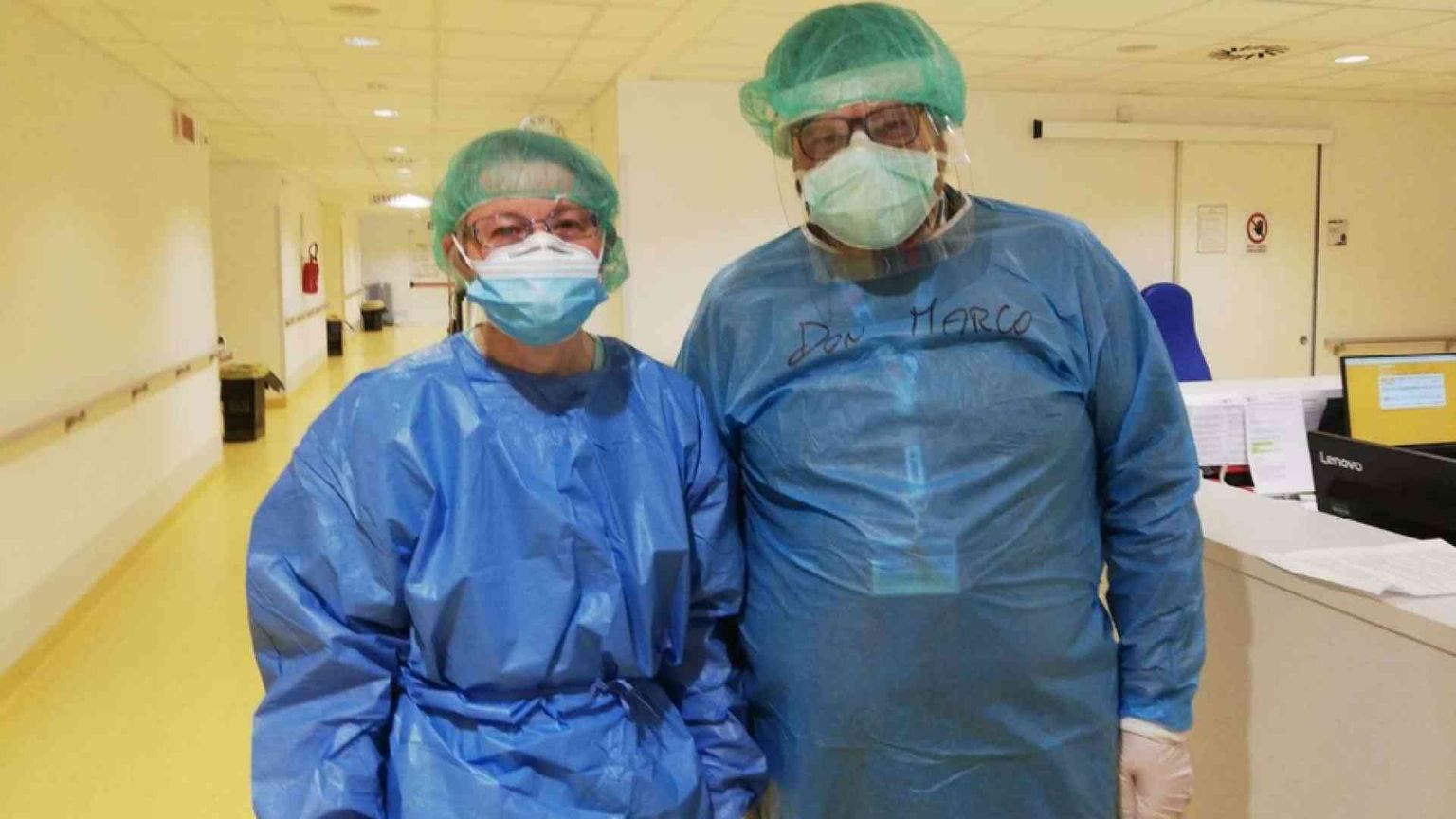 Don Marco vivrà anche lui nell'ospedale Covid, vicino ai contagiati