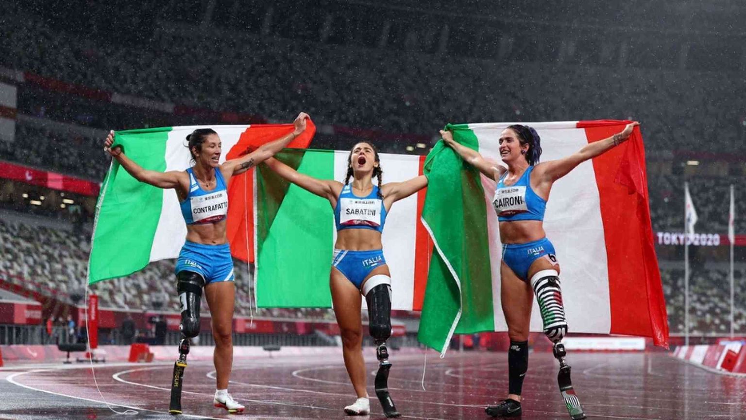 Tripletta storica per l'Italia nei 100 metri femminili