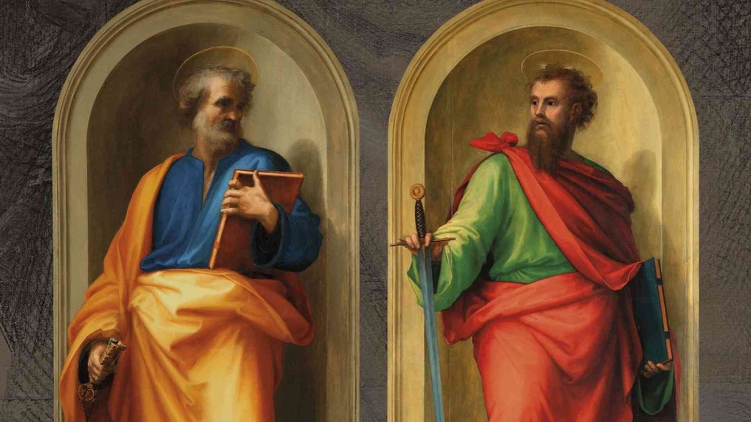 Diventano visibili i Santi Pietro e Paolo di Raffello e Fra Bartolomeo