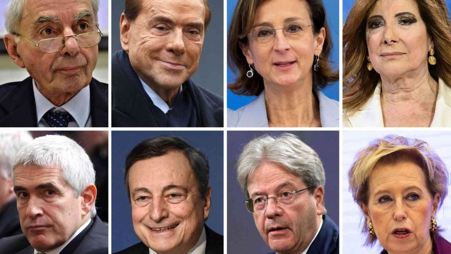 I pro e i contro dei 13 (meno 1) candidati più quotati al Quirinale