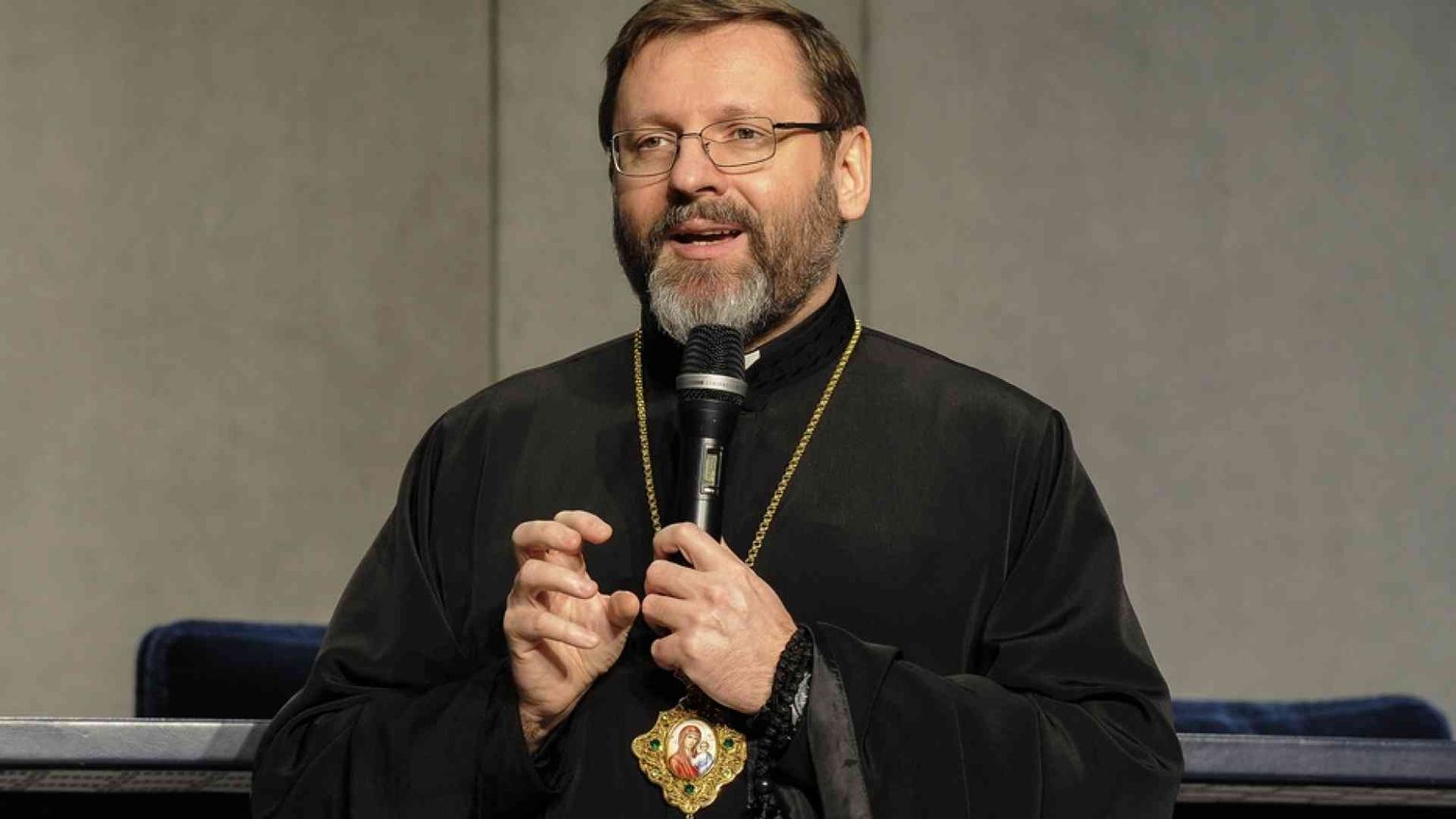 L'arcivescovo di Kiev, nel bunker della Cattedrale, chiede preghiere