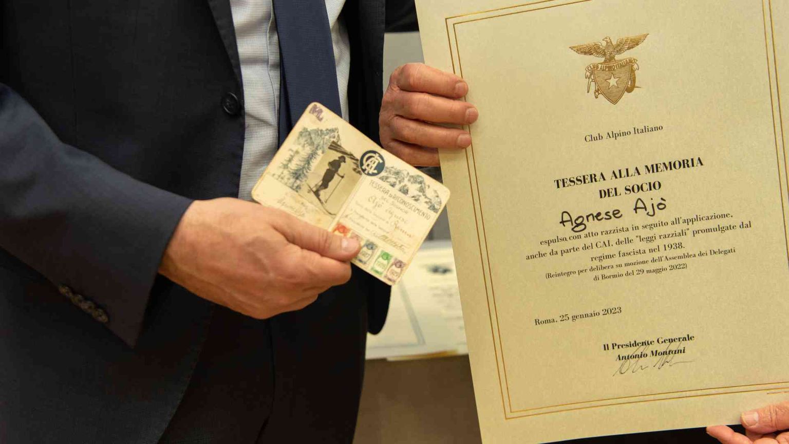 Il Cai riammette i soci ebrei espulsi con le leggi razziali