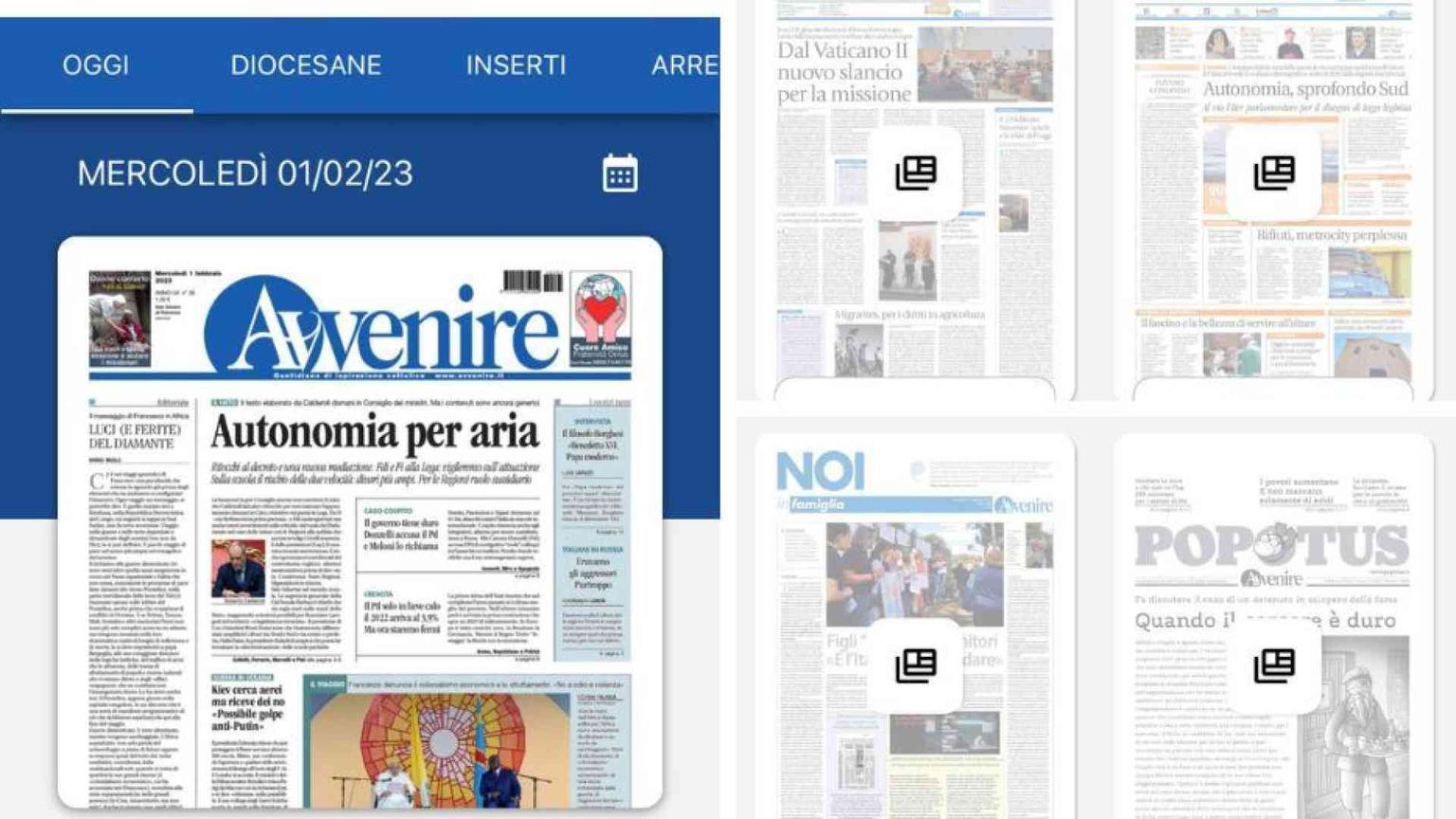 Da oggi è disponibile la nuova app di Avvenire