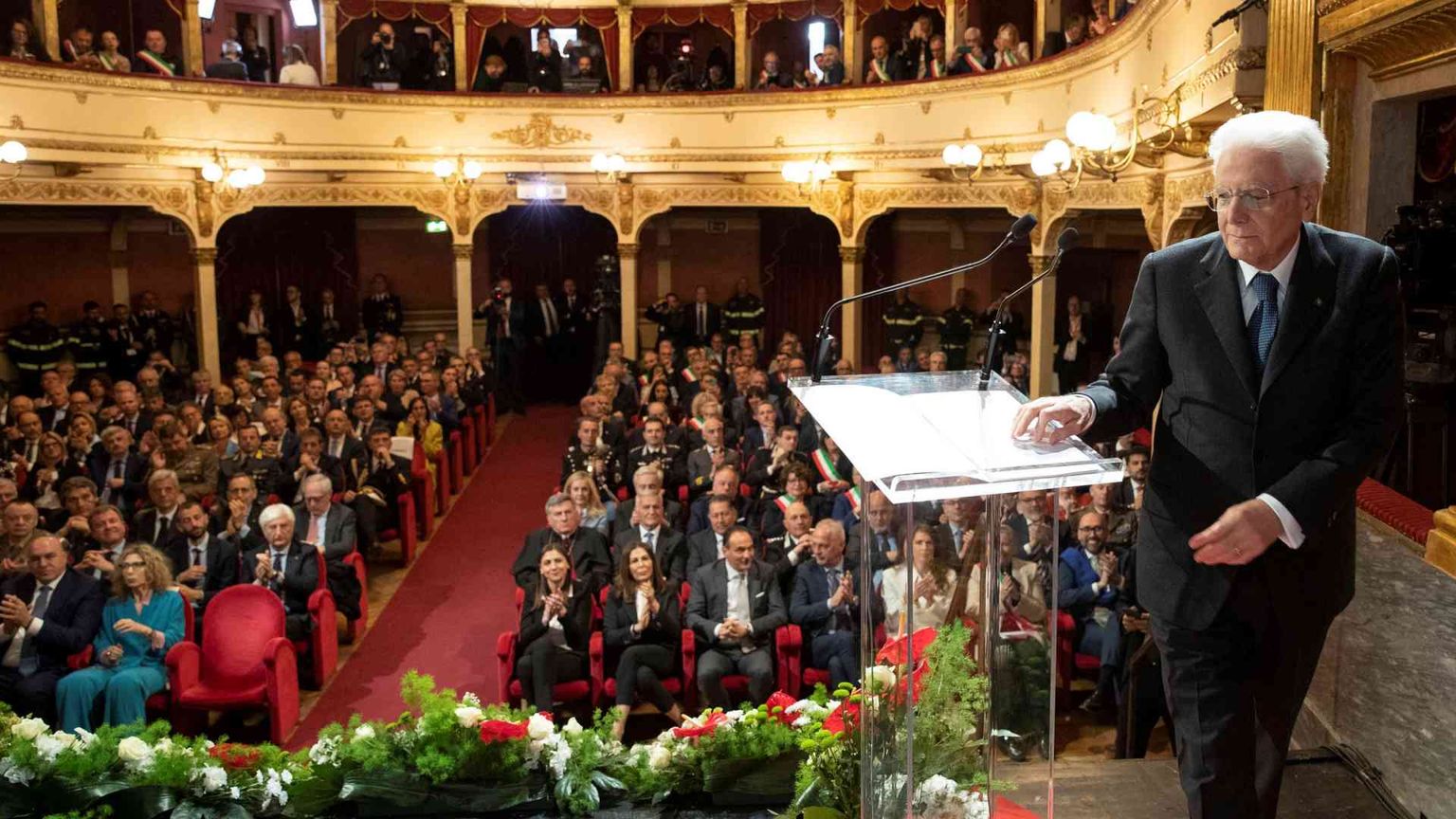Mattarella: «La resistenza fu un moto di popolo contro il fascismo»