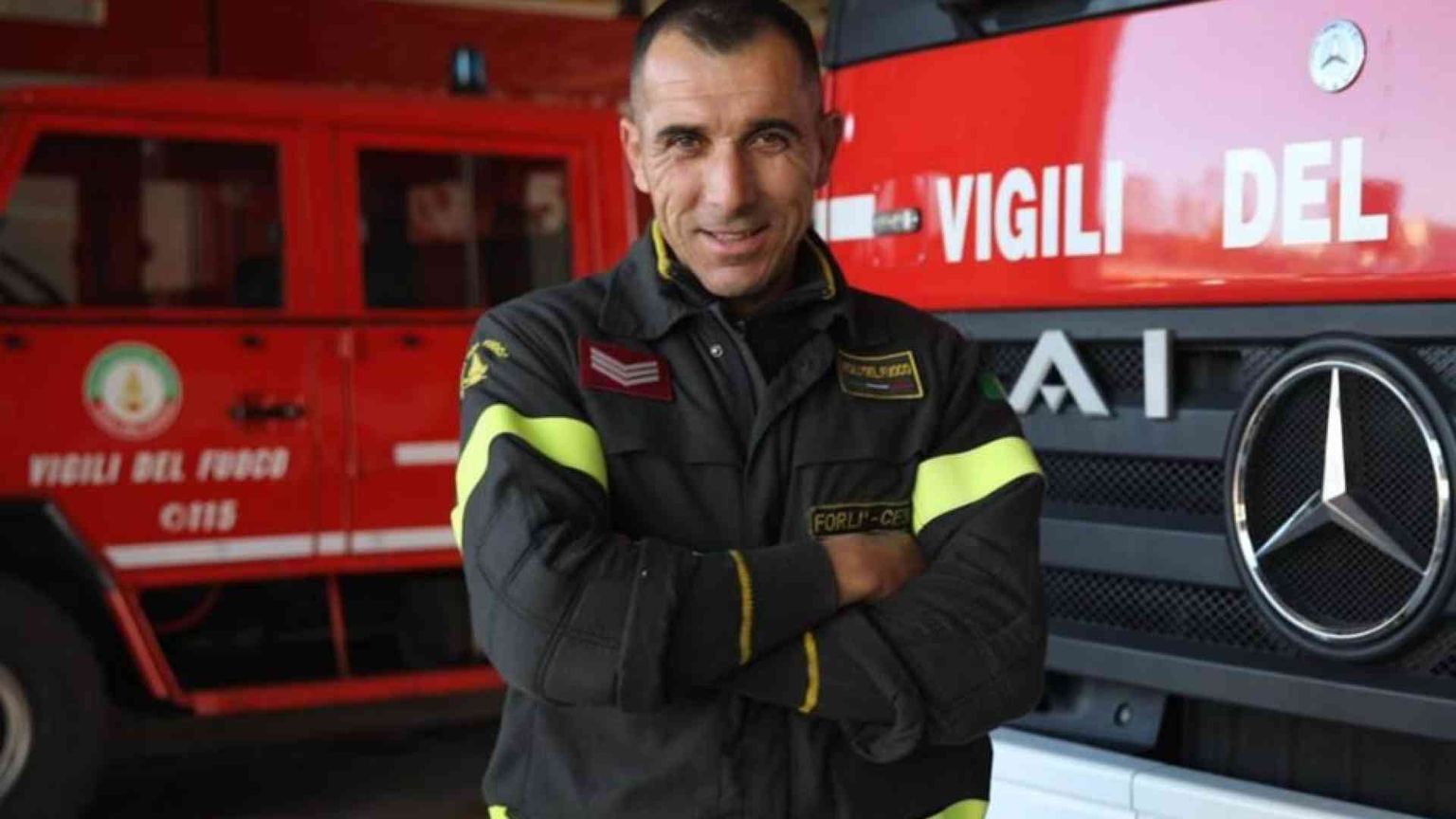 La persona più buona dell'anno? È un pompiere di Cesena