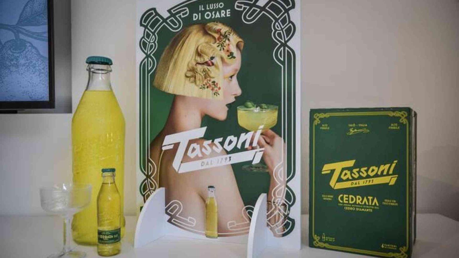 Tassoni e la sua iconica Cedrata che ha fatto storia