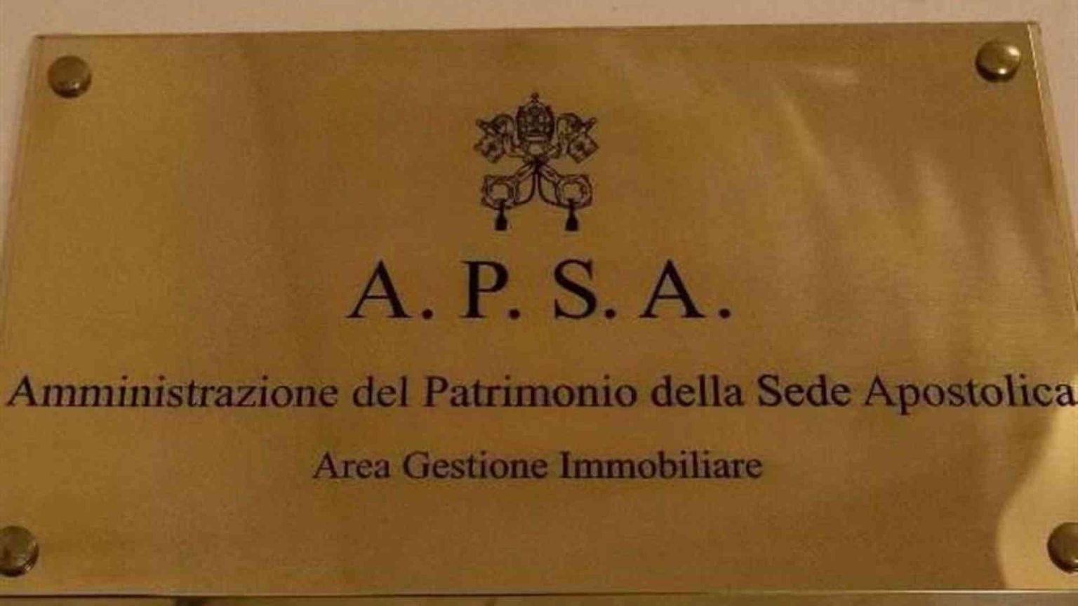 Bilancio Apsa, oltre 32 milioni alla Curia Romana