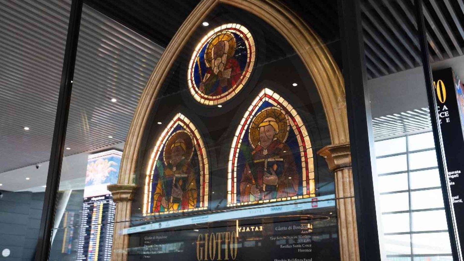 Giotto e Bernini esposti in aeroporto: con quale meta?