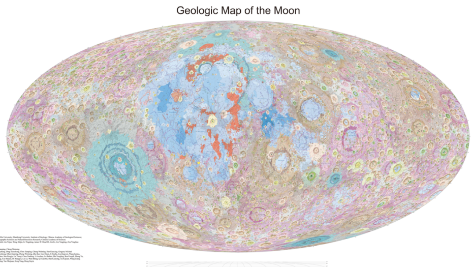 La più precisa mappa della Luna è stata fatta in Cina