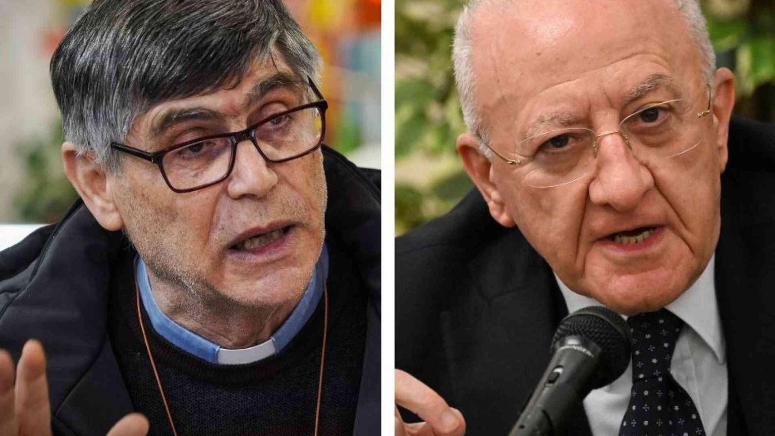 Patriciello: «Caro De Luca, lei non offende me ma la mia povera gente»