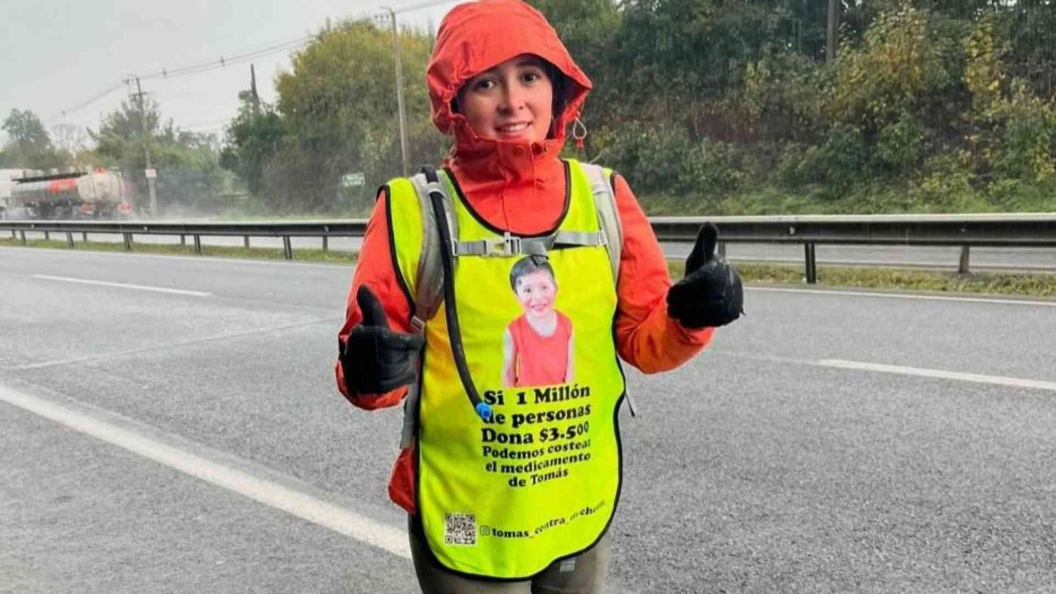 I 1.200 chilometri a piedi di Camila per salvare suo figlio