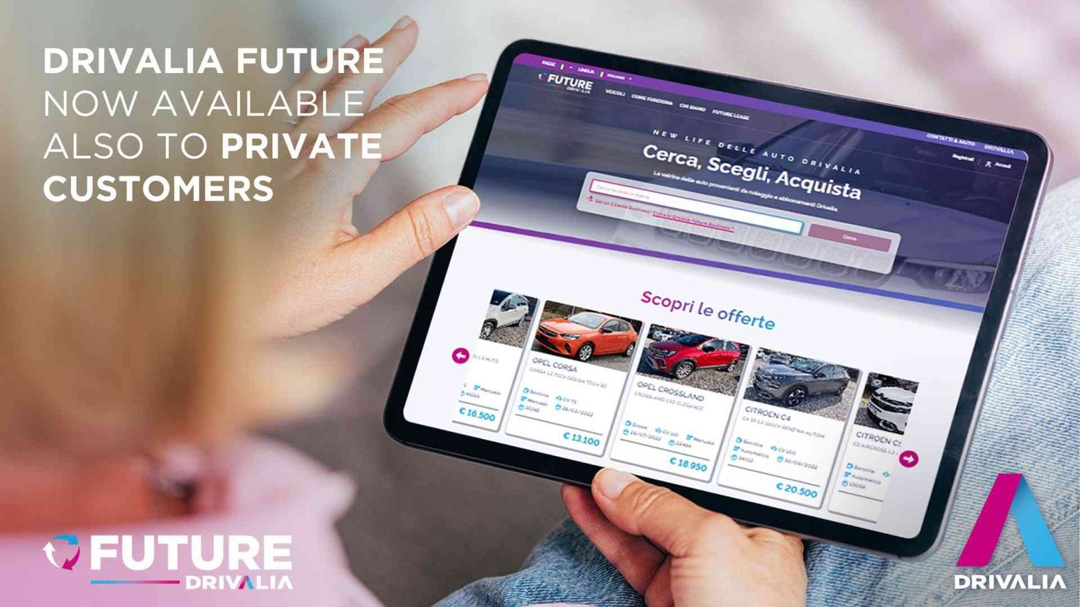 Drivalia Future: dal noleggio all'acquisto, così l'auto può rinascere