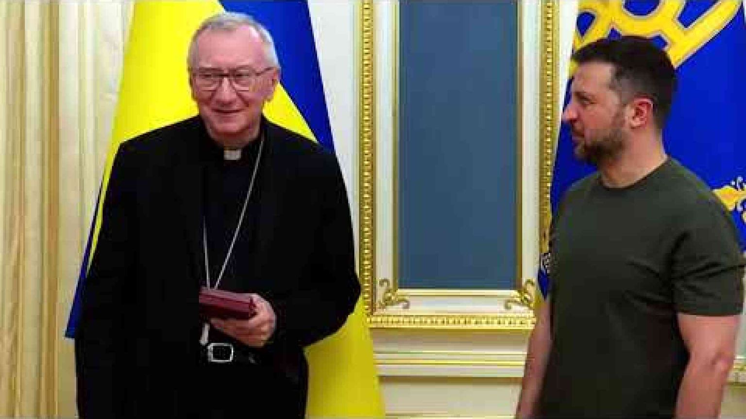 Parolin incontra Zelensky. La gratitudine del presidente ucraino