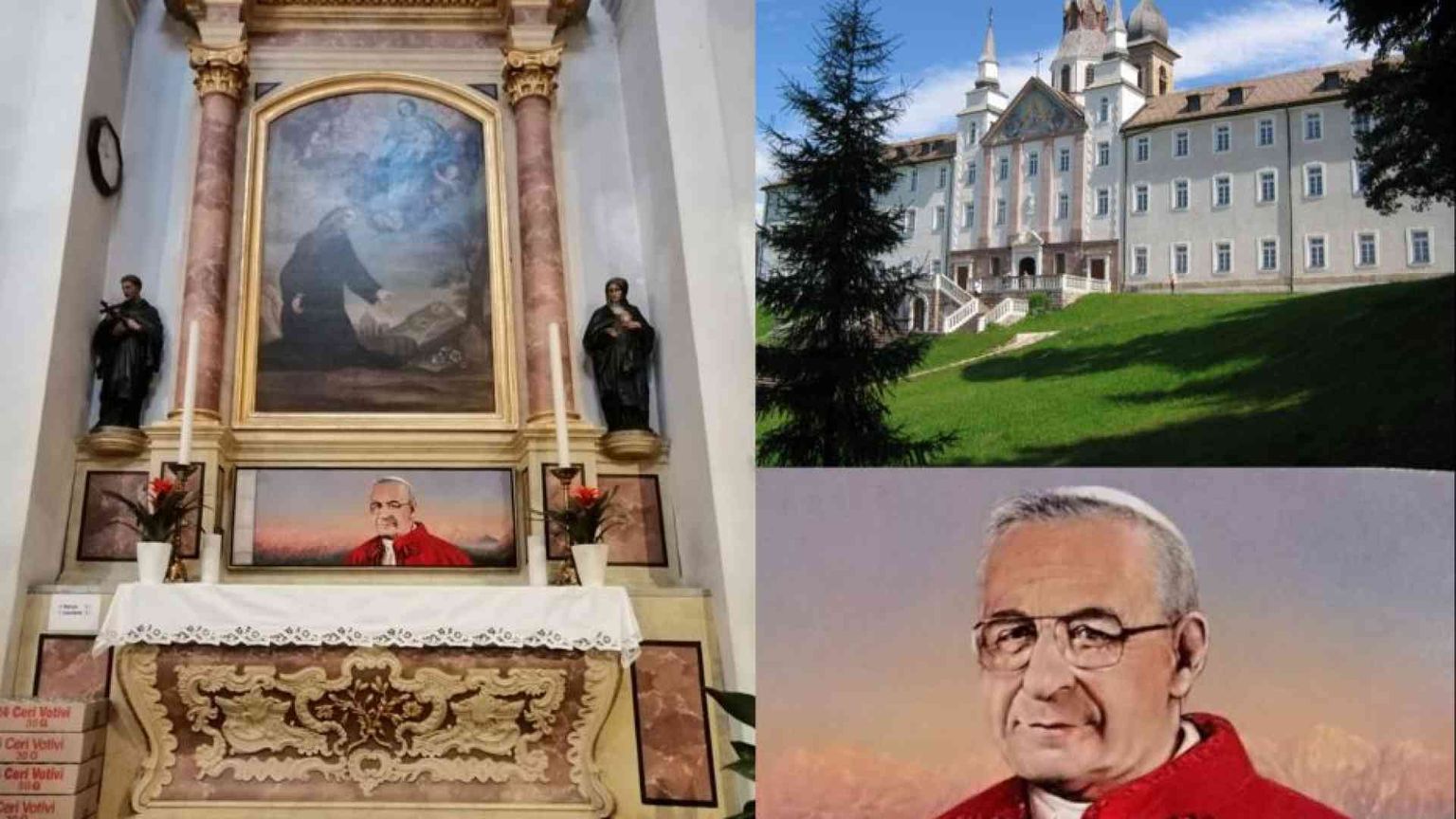 Un ritratto sullo sfondo del Catinaccio: così papa Luciani torna a Pietralba